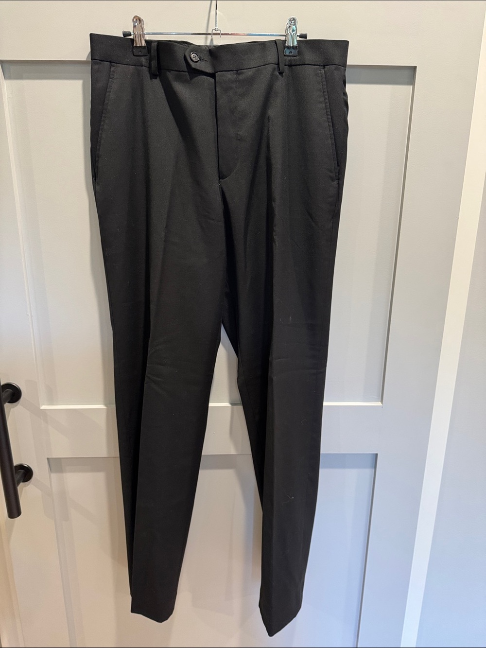 Stafford Black Dress Pants - Classic Tailored Fit